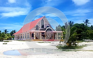 Catholic Church, Ambo Village, Kiribati photo