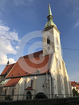 Catholic church in Bratislava in Slovakia 11.9.2020