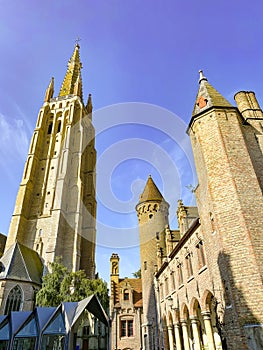 Catholic church, Bruge, Belgium photo