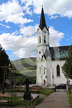 Catholic church in Cernova village near Ruzomberok, Slovakia