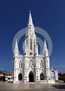 Catholic Church (Church of Our Lady Ransom) in Kanyakumari,Tamil Nadu,