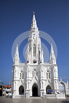 Catholic Church Church of Our Lady Ransom in Kanyakumari,Tamil Nadu, India