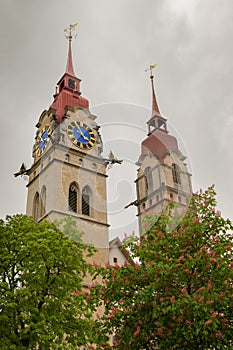 Catholic church in the city of Winterthur in Switzerland 11.5.2021