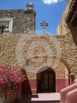 Catholic Church Courtyard