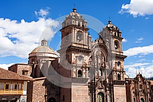 Catholic church Cusco or Cuzco town, Peru