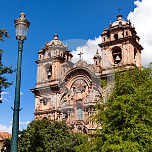 Catholic church Cusco or Cuzco town, Peru