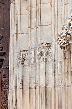 catholic church facade in south germany