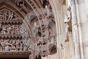 catholic church facade in south germany