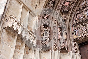 catholic church facade in south germany