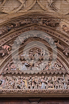 catholic church facade in south germany