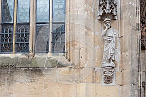 catholic church facade in south germany