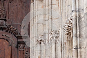 catholic church facade in south germany