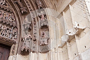 catholic church facade in south germany