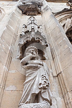 catholic church facade in south germany