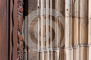 catholic church facade in south germany