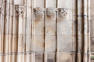 catholic church facade in south germany