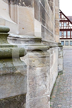 catholic church facade in south germany