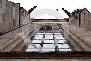 catholic church facade in south germany