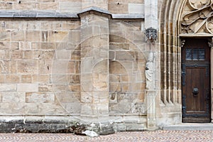 catholic church facade in south germany