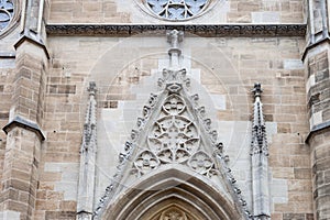 catholic church facade in south germany