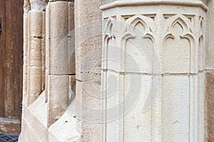 catholic church facade in south germany