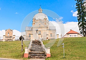 Catholic church of the Holy Trinity. Liskiava. Lithuania