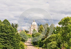 Catholic church of the Holy Trinity. Liskiava. Lithuania