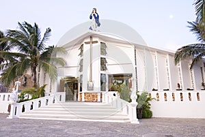Catholic church on Isla Mujeres