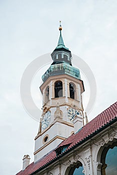 Catholic church of the Nativity of the Lord. Prague Loreta - a complex of historical buildings in Prague on the eastern