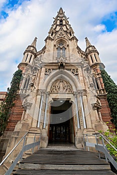 Catholic church Parroquia de Sant Francesc de Sales in Barcelona, Spain
