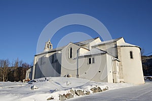 Catholic church in Pyrenees, France