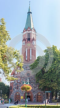 The Catholic church of Saint George in Sopot, Poland.