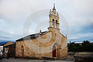 Church in Sarria; Galicia; Spain photo