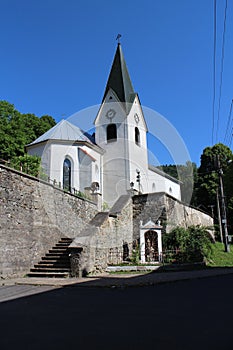 Catholic church of St. Nicholas in Banska Hodrusa, Slovakia