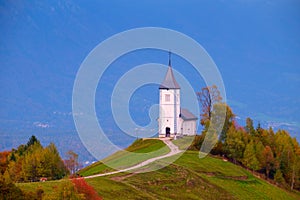 Church of St. Primoz in Slovenia