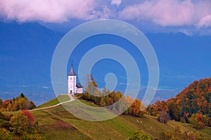 Church of St. Primoz in Slovenia