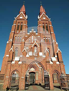 Catholic church in Sveksna photo