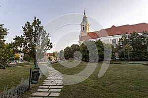 Catholic church in Szekszard, Hungary