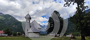 The Catholic church of Theth, Albania