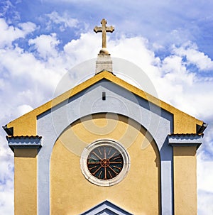 Catholic church top located In Paklenica Croatia