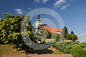 Catholic church in the town Nove mesto nad Vahom