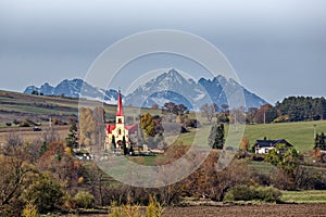 Catholic church under the Tatras