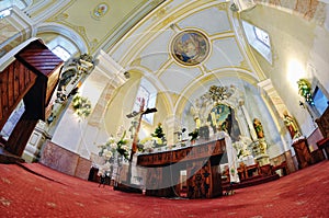 Catholic church in the vilage Stefultov