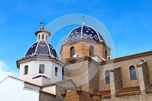 Catholic Church of The Virgin of Consol in Altea, Spain.