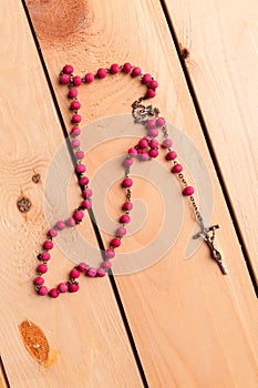 Catholic cross on a chain