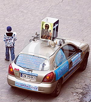 Catholic devotee action