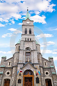 Catholic Holy Family Church in Krupowki Street in Zakopane, Poland