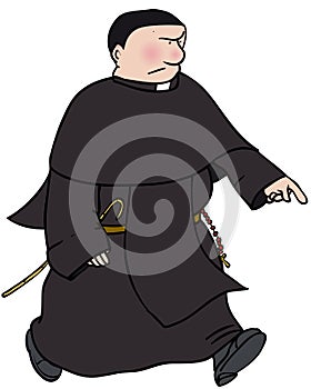 Catholic monk