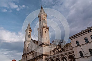 The Catholic Parish and University Church St. Louis in Munich, Germany