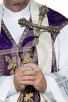 Catholic Priest Cross photo